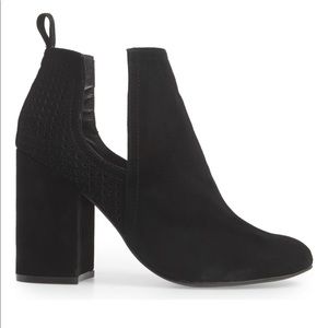 Black Suede Steve Madden Nomad Bootie